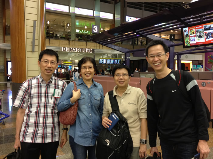 FCBC pastors' team at Changi Airport